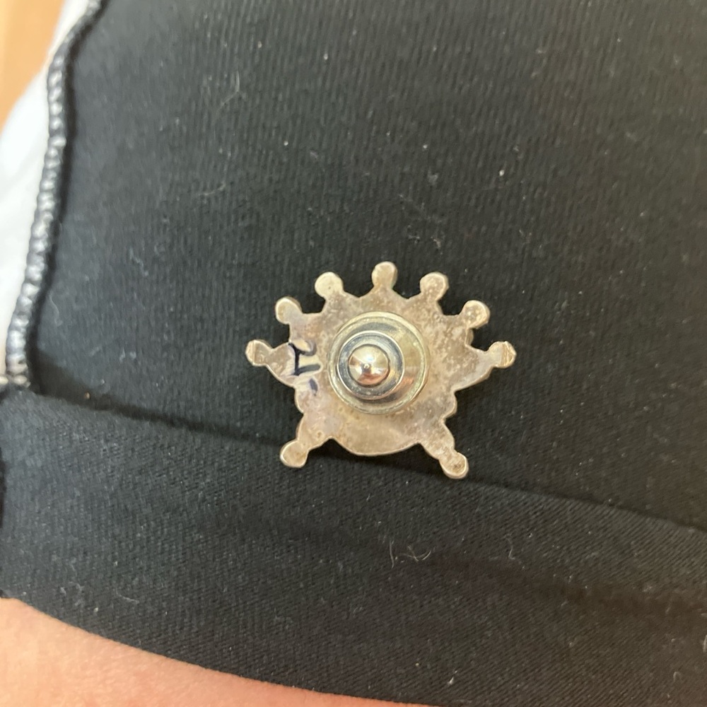 Native American Zuni Sunface brooch